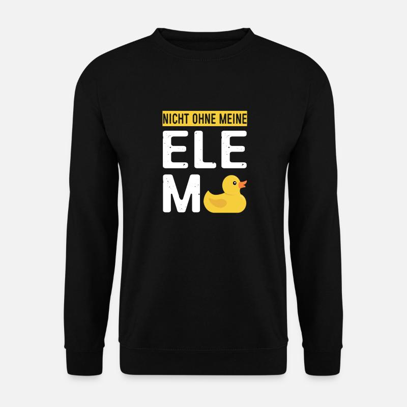 Lustiges Chemie Wissenschaft Science Elemente Ente - Unisex Pullover - Schwarz