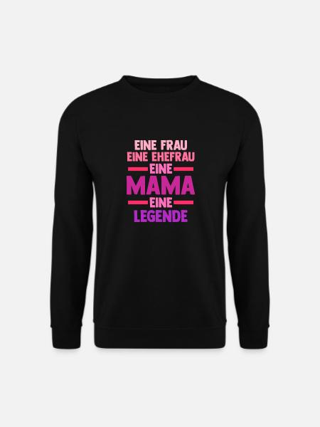 Ehefrau Mutter Mama - Unisex Pullover - Schwarz