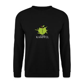 Kampfel Kampf Apfel Karate - Unisex Pullover - Schwarz - Vorne - Alina (178cm) & Michal (187cm)