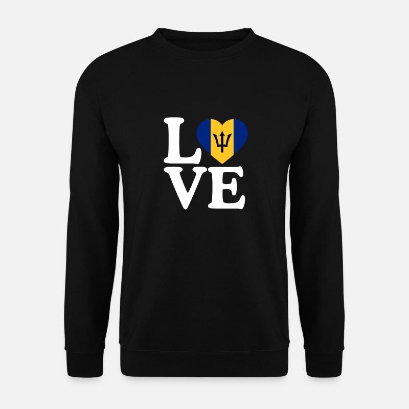 Barbados flag Barbadian bayan - Unisex Sweatshirt - black