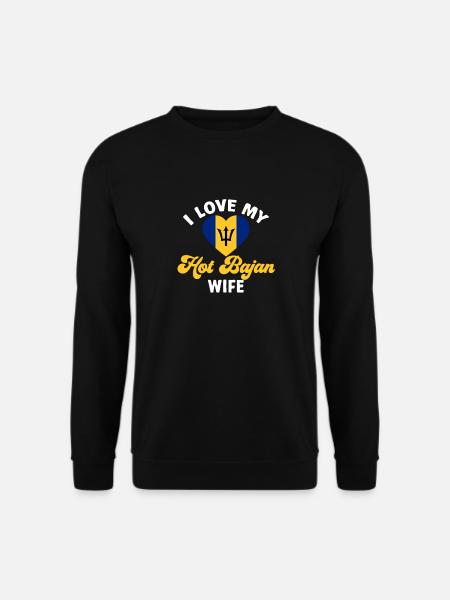 Barbados flag Barbadian bayan - Unisex Sweatshirt - black