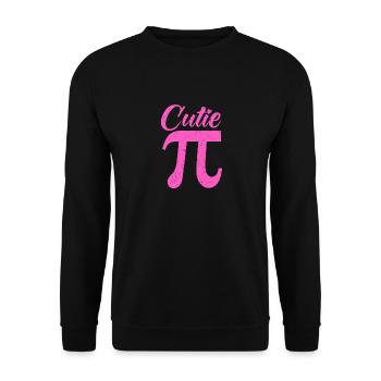 Cutie Pi Day Symbol Math National Pie Mathématiques - Sweat-shirt Unisexe - noir - Devant - Alina (178cm) & Michal (187cm)