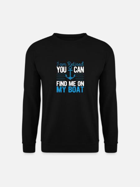 Ich bin im Ruhestand Sie können mich auf meinem - Unisex Pullover - Schwarz