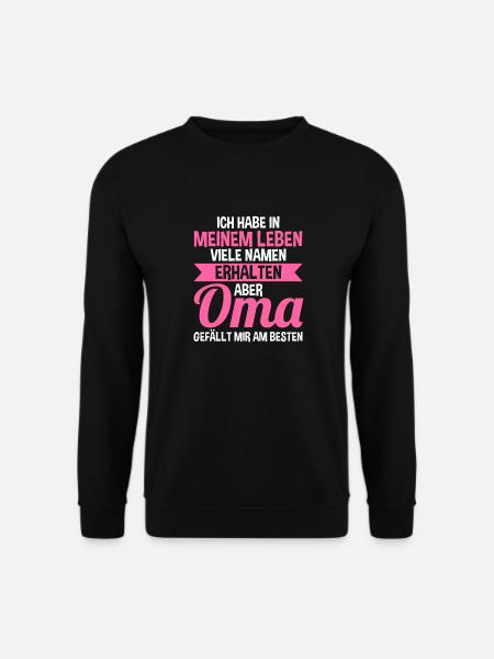 Großmutter Oma - Unisex Pullover - Schwarz