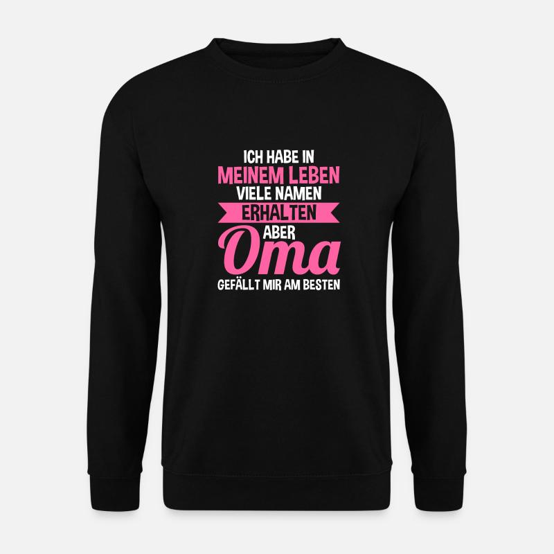 Großmutter Oma - Unisex Pullover - Schwarz