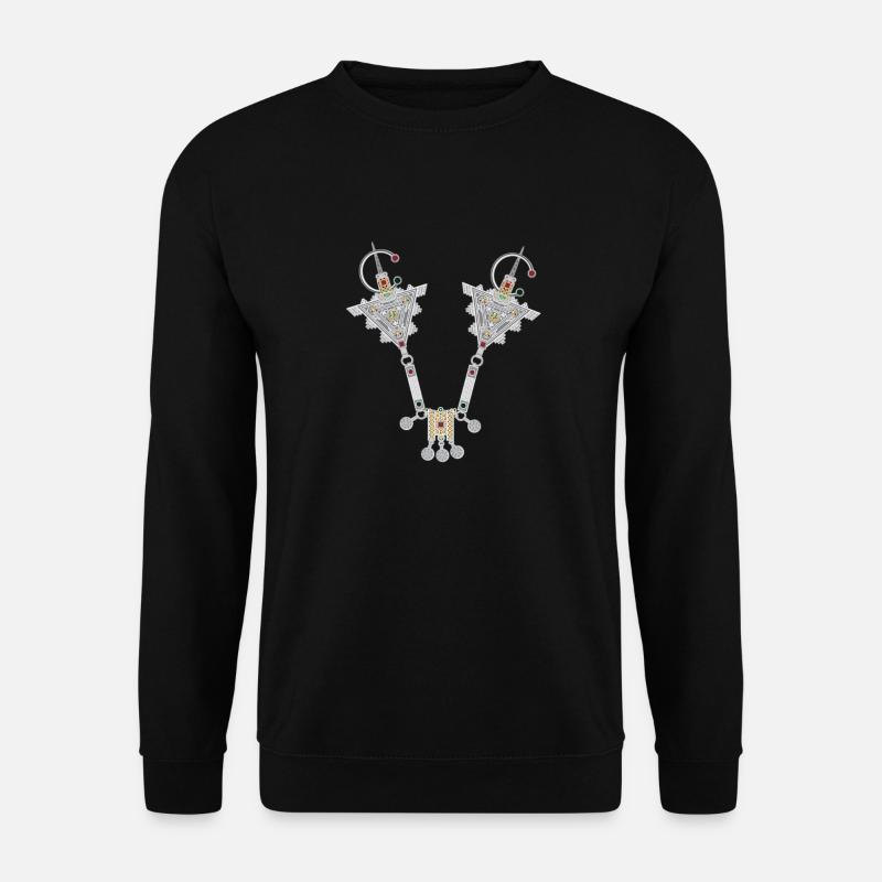 AMAZIGH MAROKKO BERBER - Unisex Pullover - Schwarz