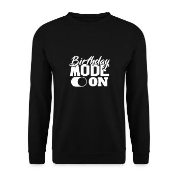 Mode anniversaire sur Fun Celebration - Sweat-shirt Unisexe - noir - Devant - Alina (178cm) & Michal (187cm)
