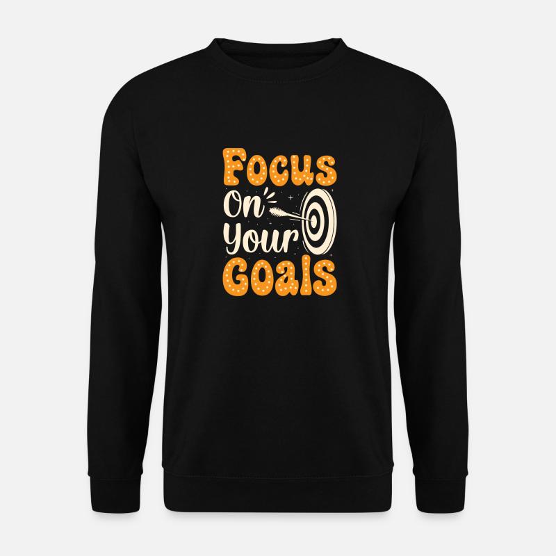 Fokus/Mut Geschenkidee - Unisex Pullover - Schwarz