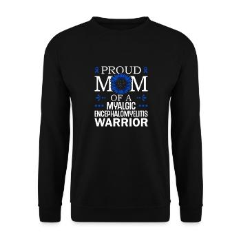 Stolze Mama Eines Myalgische - Unisex Pullover - Schwarz - Vorne - Alina (178cm) & Michal (187cm)