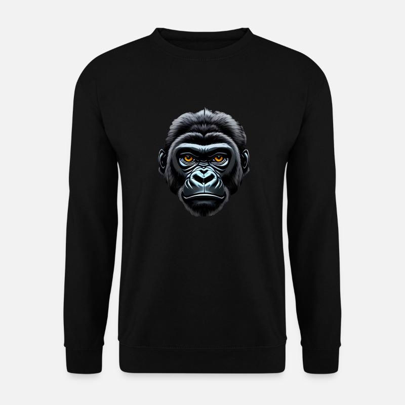 Gorilla - Unisex Pullover - Schwarz