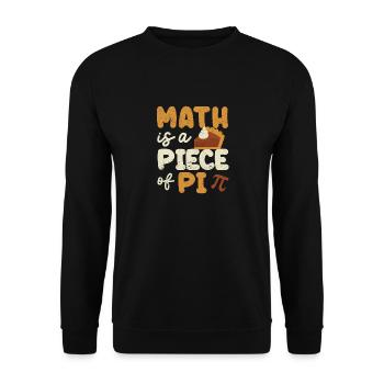 Les mathématiques font partie de Pi Day Funny - Sweat-shirt Unisexe - noir - Devant - Alina (178cm) & Michal (187cm)