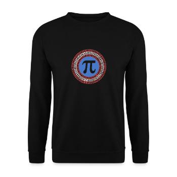 Math Pi Day 3.14 Science Teacher Mathematics - Unisex Sweatshirt - black - Front - Alina (178cm) & Michal (187cm)