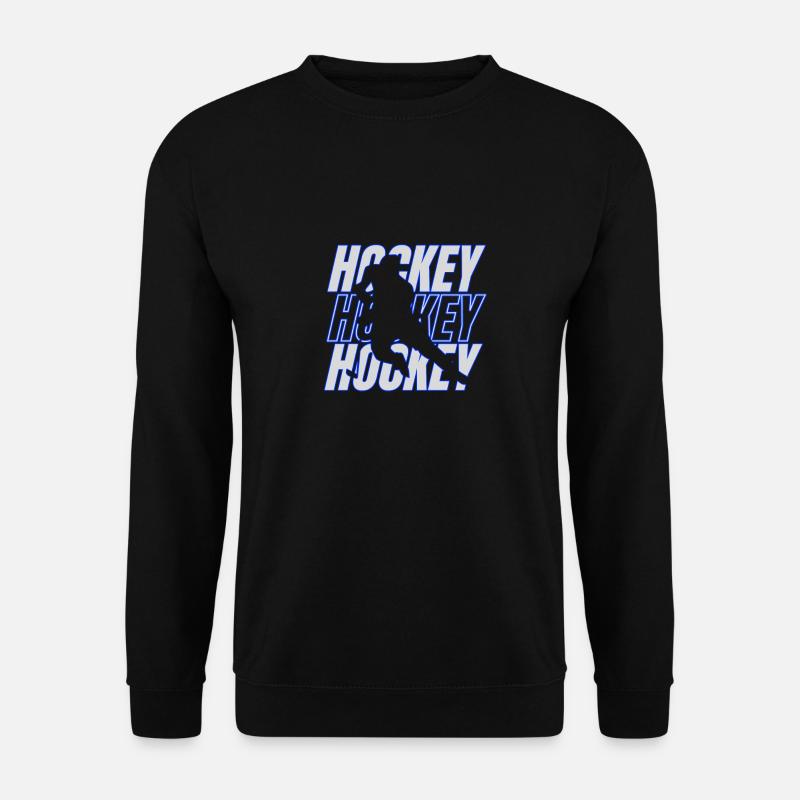 Hockey Ice Hockey Eishockey - Unisex Pullover - Schwarz