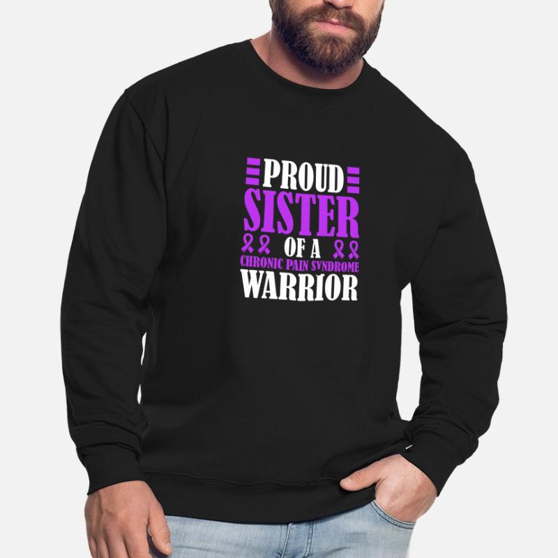 Stolze Schwester Eines Kriegers Mit Chronischem Unisex Pullover