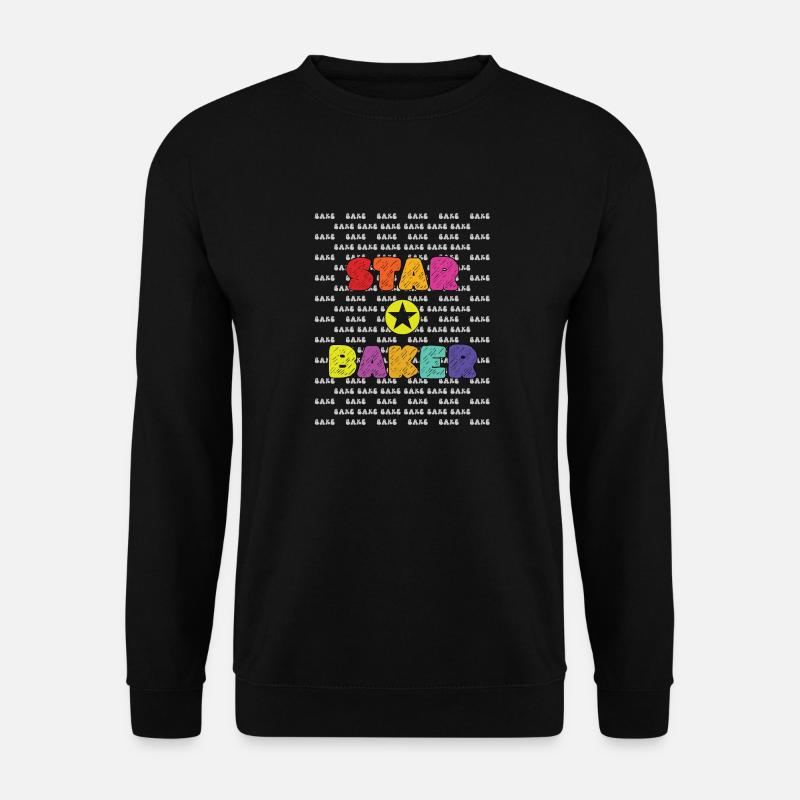 Star-Bäcker - Unisex Pullover - Schwarz