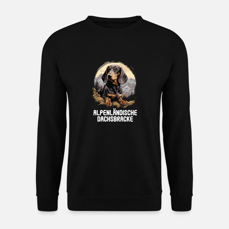 Alpenländische Dachsbracke - Unisex Pullover - Schwarz
