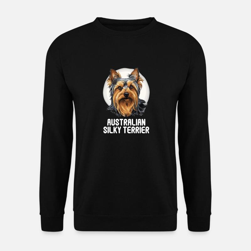 Australian Silky Terrier - Unisex Sweatshirt - black