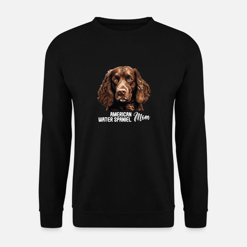 Dog American Water Spaniel - Unisex Sweatshirt - black