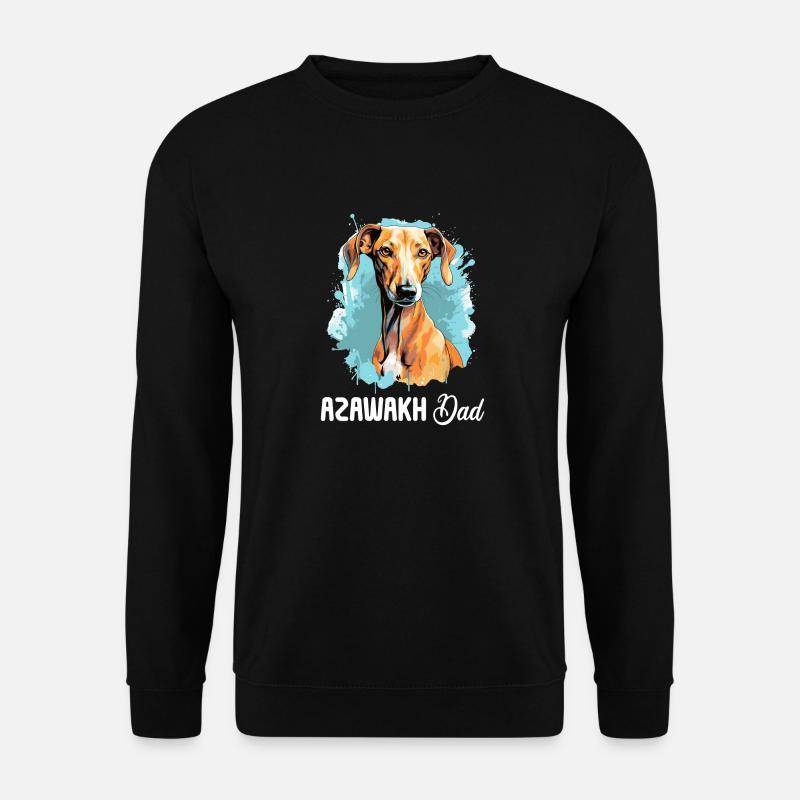 Hund Azawakh - Unisex Pullover - Schwarz