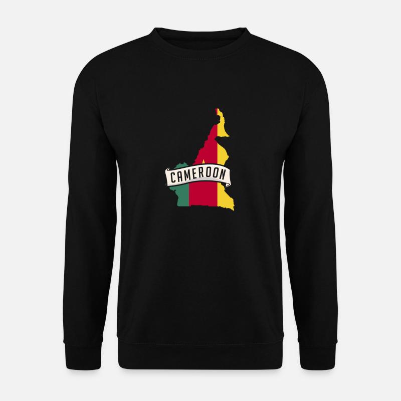 Kamerun Flagge Kamerun - Unisex Pullover - Schwarz