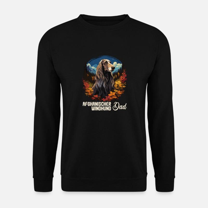 Dog Afghan Hound - Unisex Sweatshirt - black
