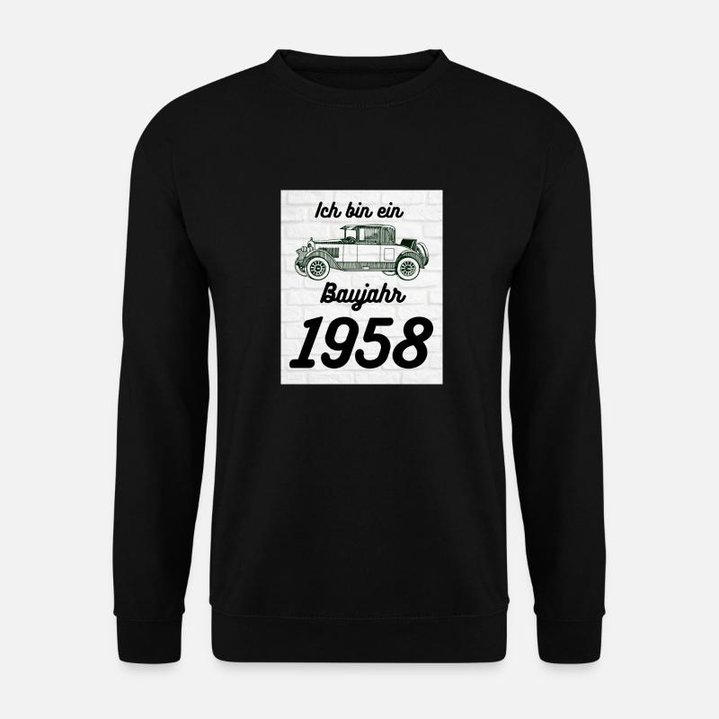 Oldtimer 1958 - Unisex Pullover - Schwarz