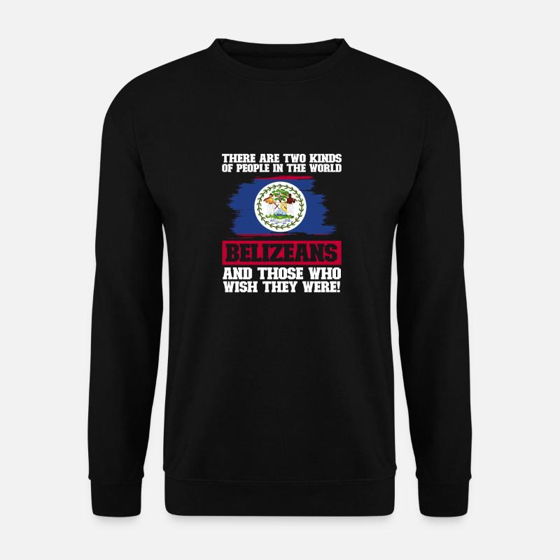 Belize Flagge Belizer - Unisex Pullover - Schwarz