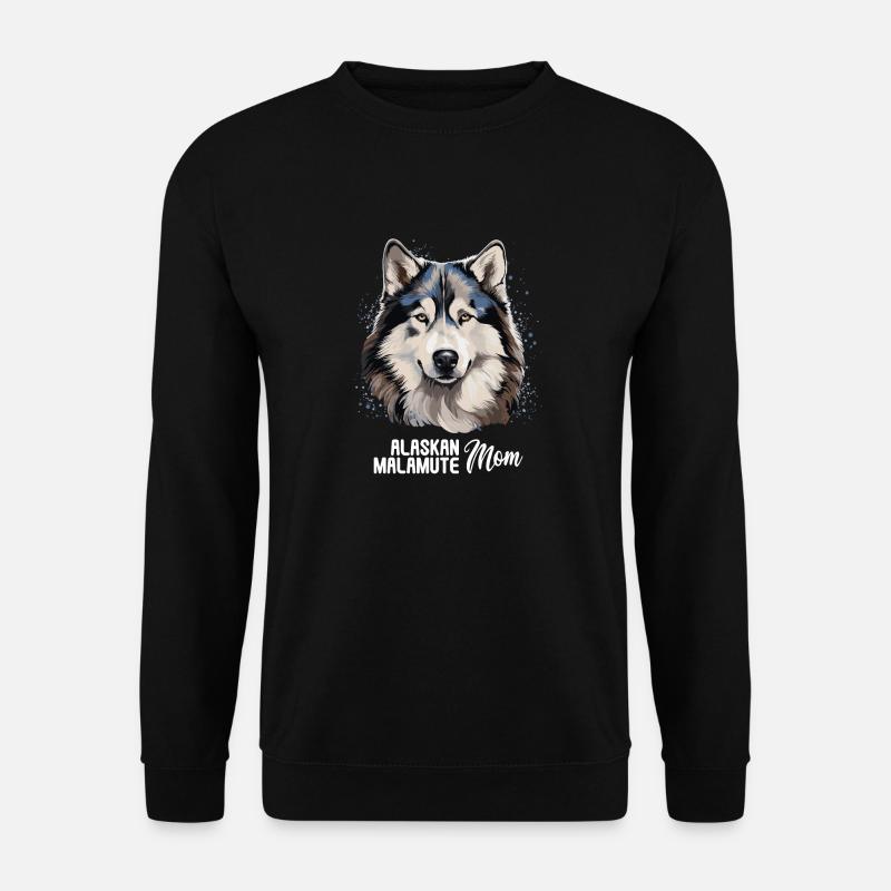Hund Alaskan Malamute - Unisex Pullover - Schwarz