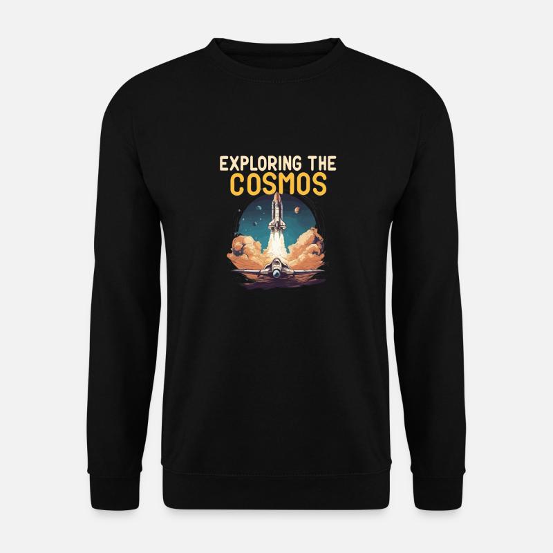 EXPLORING THE COSMOS - Unisex Sweatshirt - black