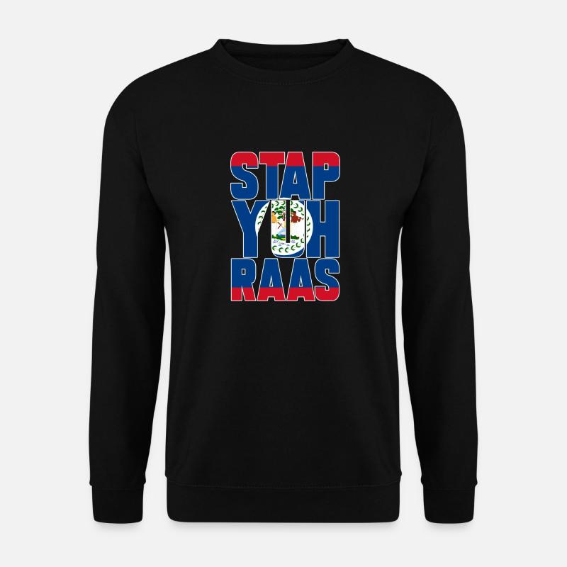 Belize Flag Belizean - Unisex Sweatshirt - black
