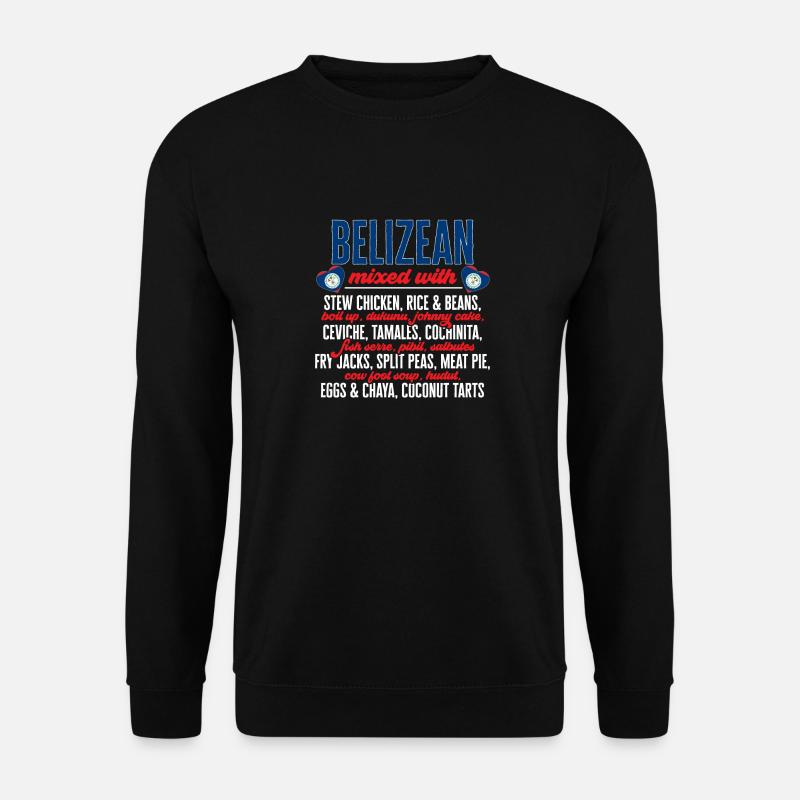 Belize Flagge Belizer - Unisex Pullover - Schwarz