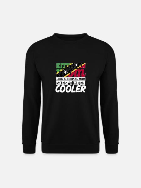 Drapeau de Saint-Kitts-et-Nevis - Sweat-shirt Unisexe - noir