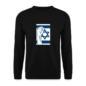 Faust Israel - Unisex Sweatshirt - black - Front - Alina (178cm) & Michal (187cm)