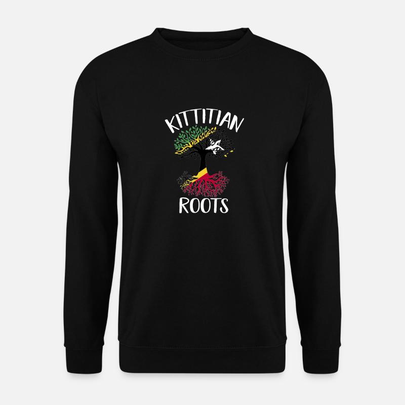 Drapeau de Saint-Kitts-et-Nevis - Sweat-shirt Unisexe - noir