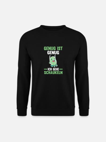 Wassermelone Genug Ist Genug Ich Gehe Schaukeln - Unisex Pullover - Schwarz