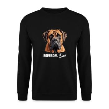 Chien Boerboel - Sweat-shirt Unisexe - noir - Devant - Alina (178cm) & Michal (187cm)