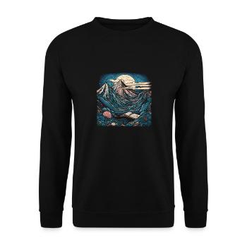 Book Reading Bookaholic Read Library Teacher - Unisex Sweatshirt - black - Front - Alina (178cm) & Michal (187cm)