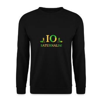 Saturnalia - Unisex Sweatshirt - black - Front - Alina (178cm) & Michal (187cm)