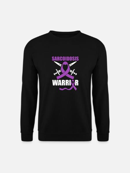Sarcoidosis Warrior Invisible Disease - Unisex Sweatshirt - black