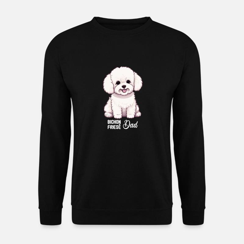 Hund Bichon Friesé - Unisex Pullover - Schwarz