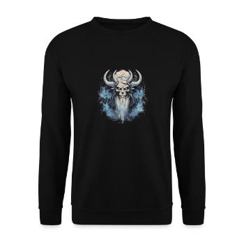 Valhalla Warrior The gift for warrior fans. - Unisex Sweatshirt - black - Front - Alina (178cm) & Michal (187cm)