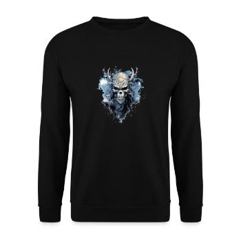 Nordic Vikings The gift for Viking fans. - Unisex Sweatshirt - black - Front - Alina (178cm) & Michal (187cm)