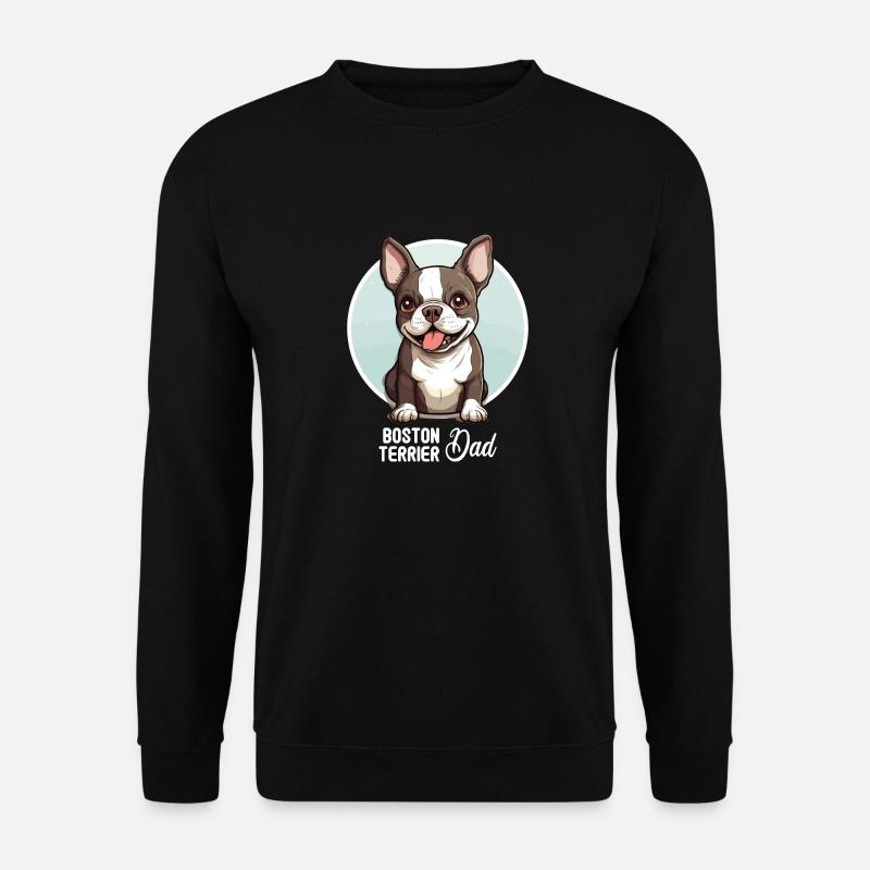 Dog Boston Terrier - Unisex Sweatshirt - black