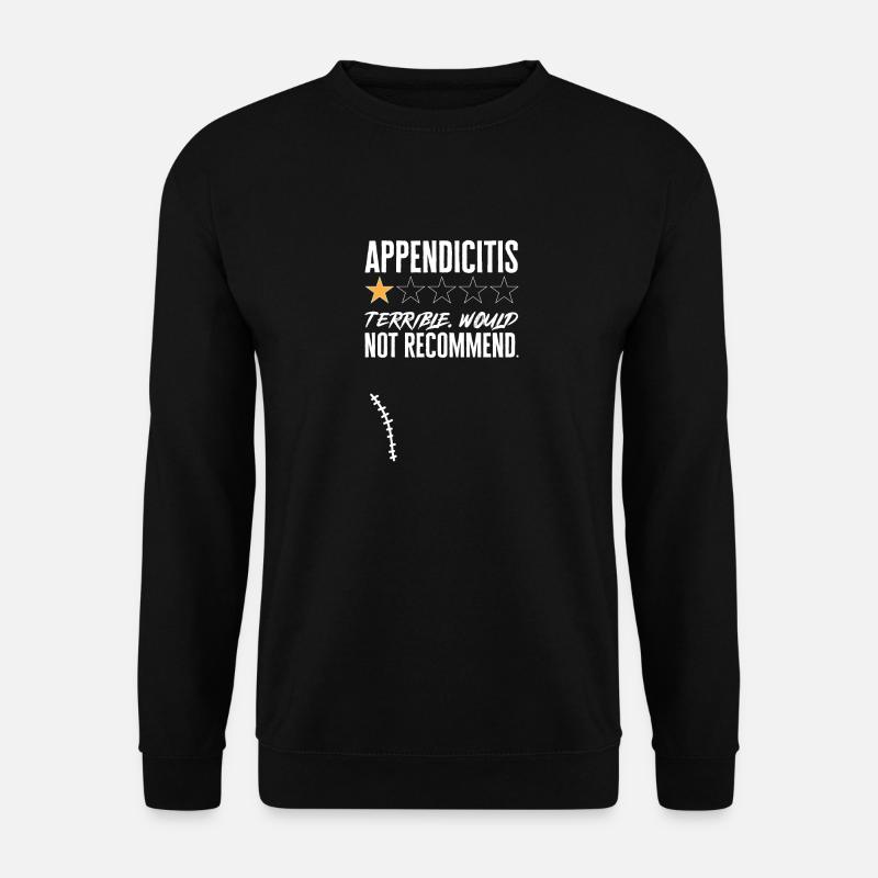 Appendicectomie Appendicite - Sweat-shirt Unisexe - noir