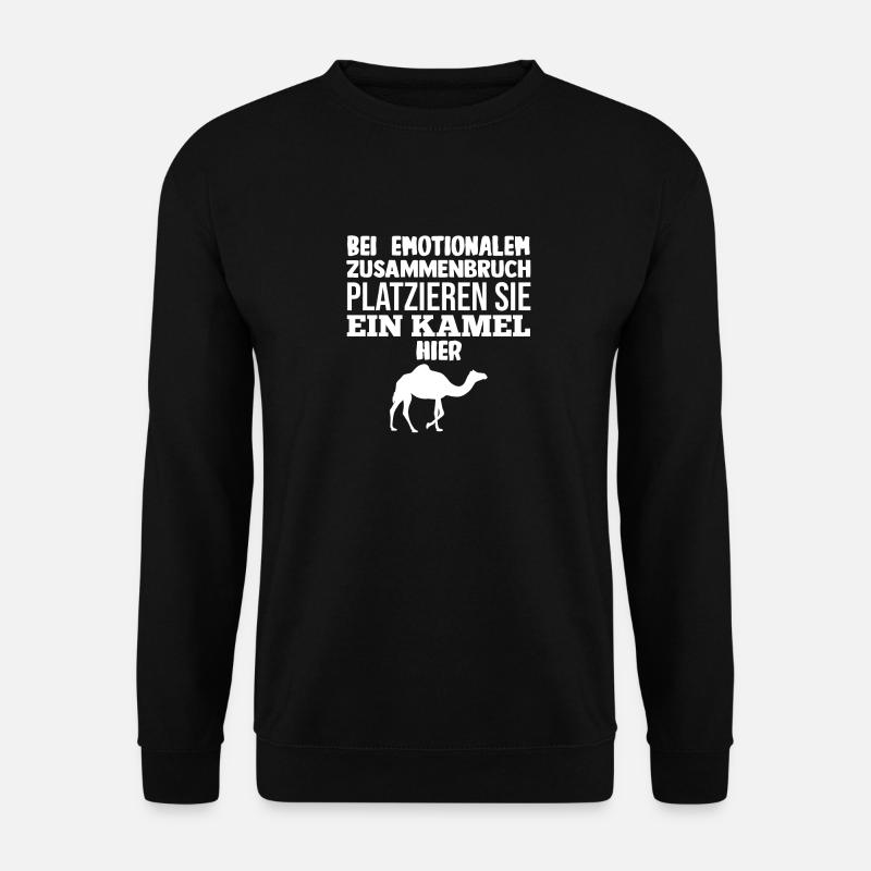 Kamel - Unisex Pullover - Schwarz