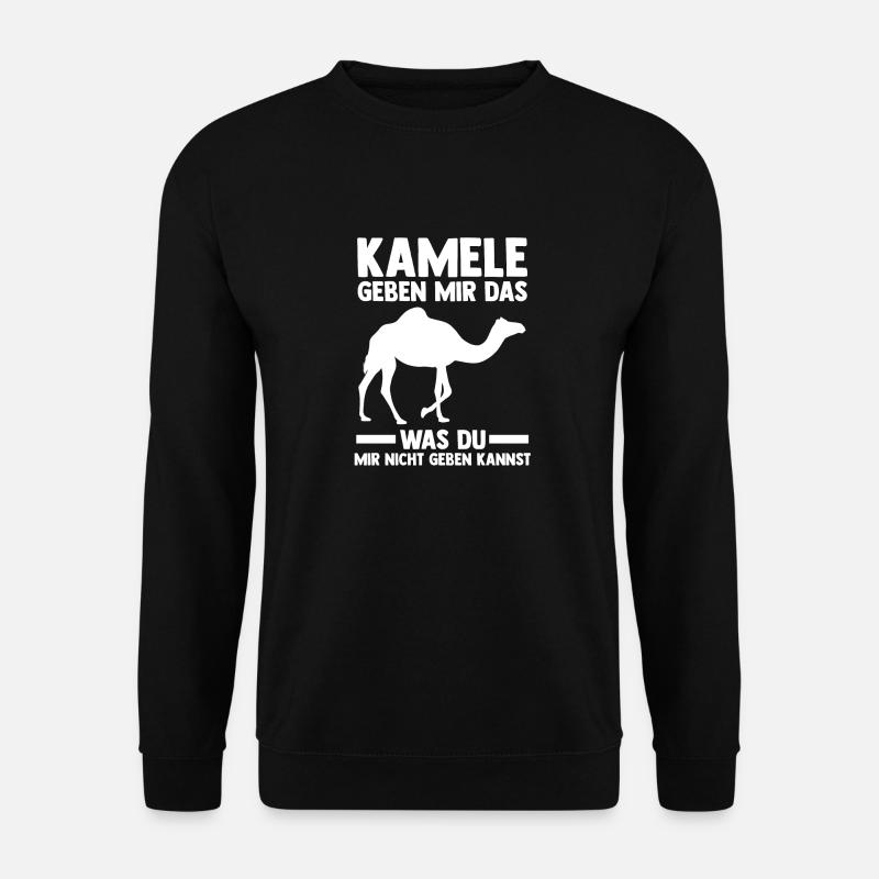 Kamel - Unisex Pullover - Schwarz