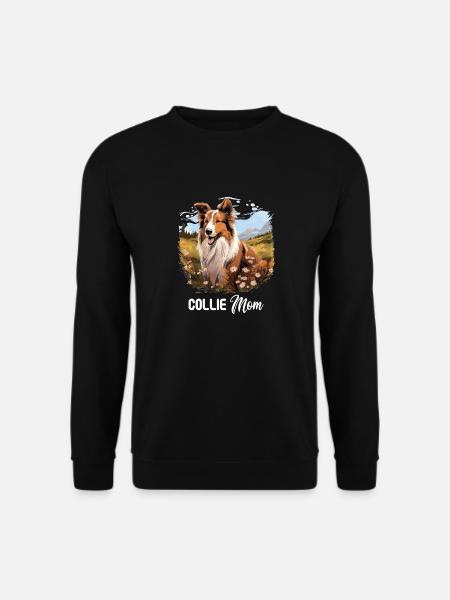 Hund Collie - Unisex Pullover - Schwarz