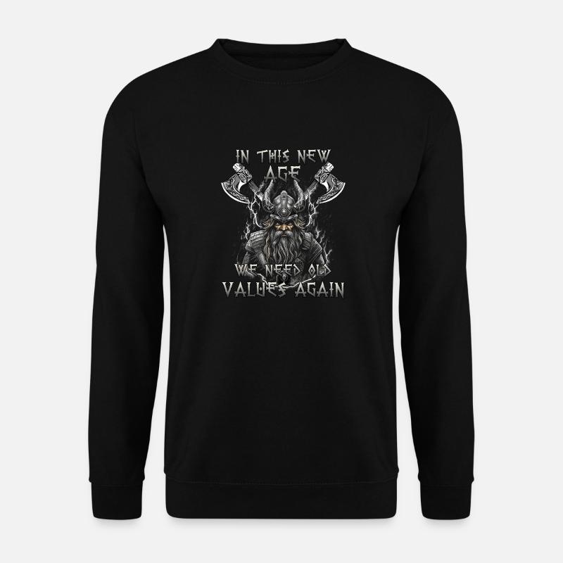 Walhalla Erbe Geschenk einer Kriegerkultur - Unisex Pullover - Schwarz