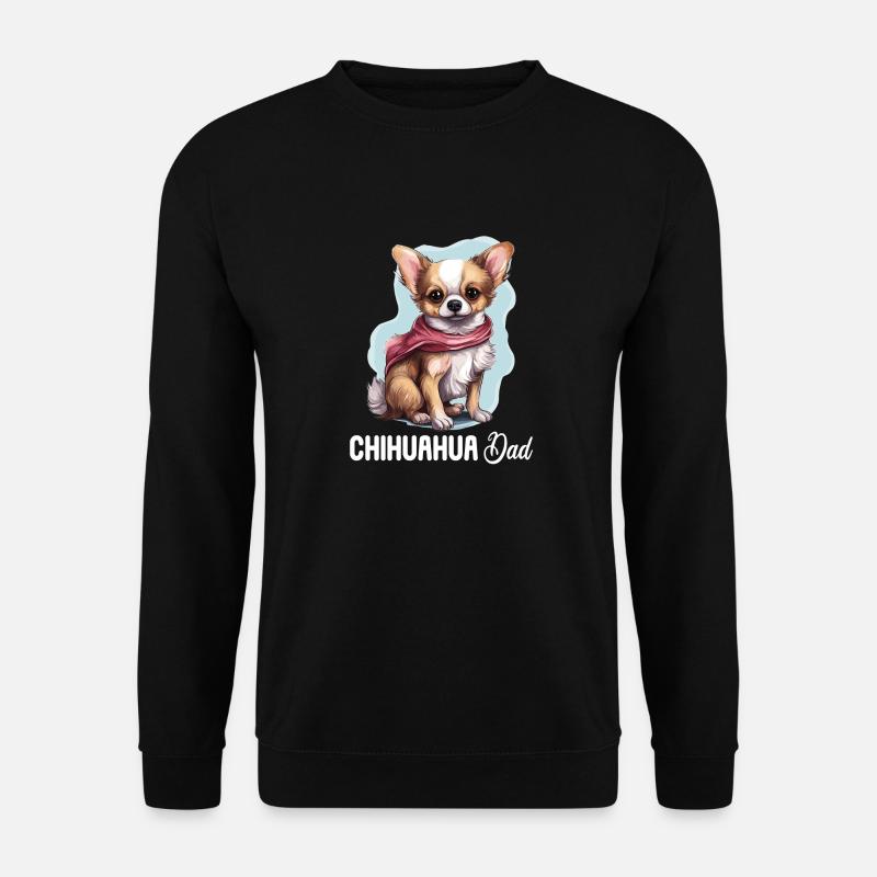 Hund Chihuahua - Unisex Pullover - Schwarz