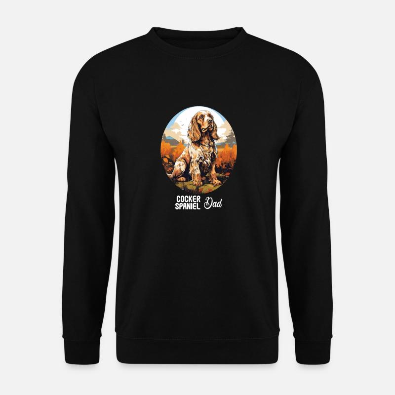 Hund Cocker Spaniel - Unisex Pullover - Schwarz